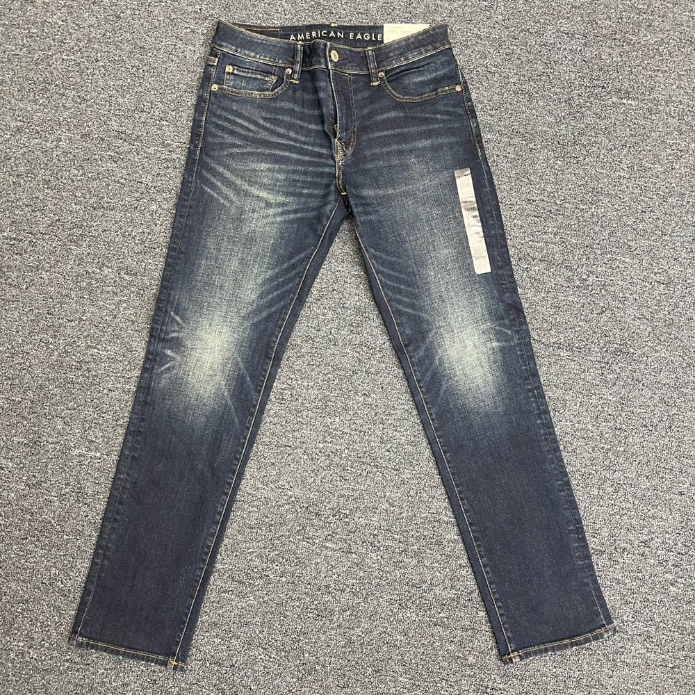 Next Level Flex Slim Straight Dark Rich Indigo Jeans 32x32